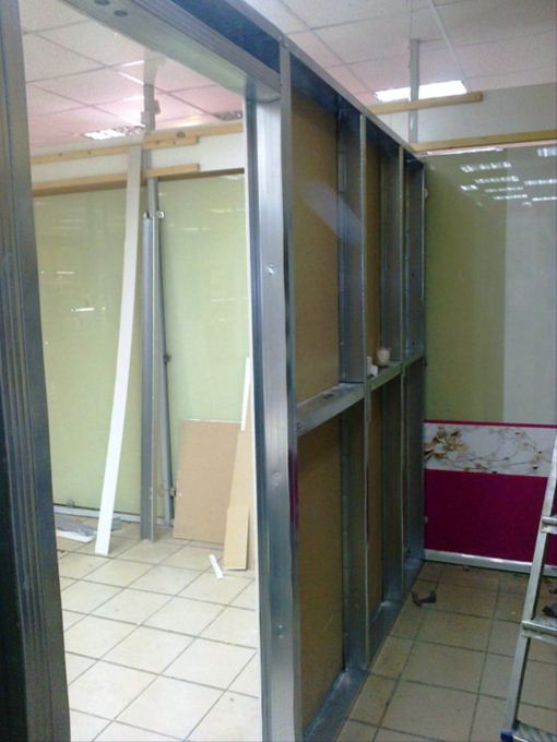 Сборка каркаса из ГКЛ